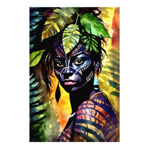 “Itáyara” Painted Fern - Women In Amazonia Photo Print