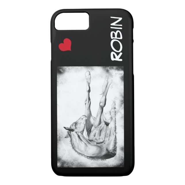 Itch Too with red heart Case-Mate iPhone Case (Back)