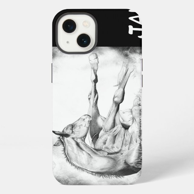 Itch Too with red heart iPhone Case (Back)