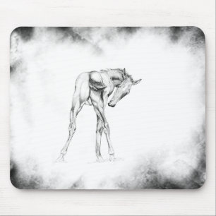 Itch with Misty Border Mouse Pad