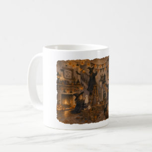 itches Decorating Halloween Living Room for Cozy Coffee Mug