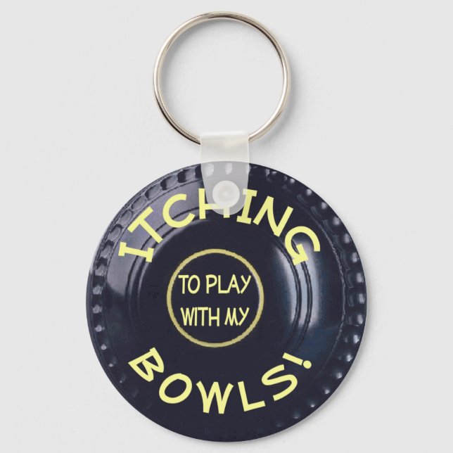 ITCHING BOWLS! KEYCHAIN (Front)