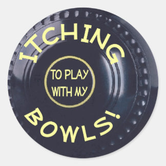 Itching Bowls Stickers