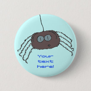 Itchy spider 2 inch round button