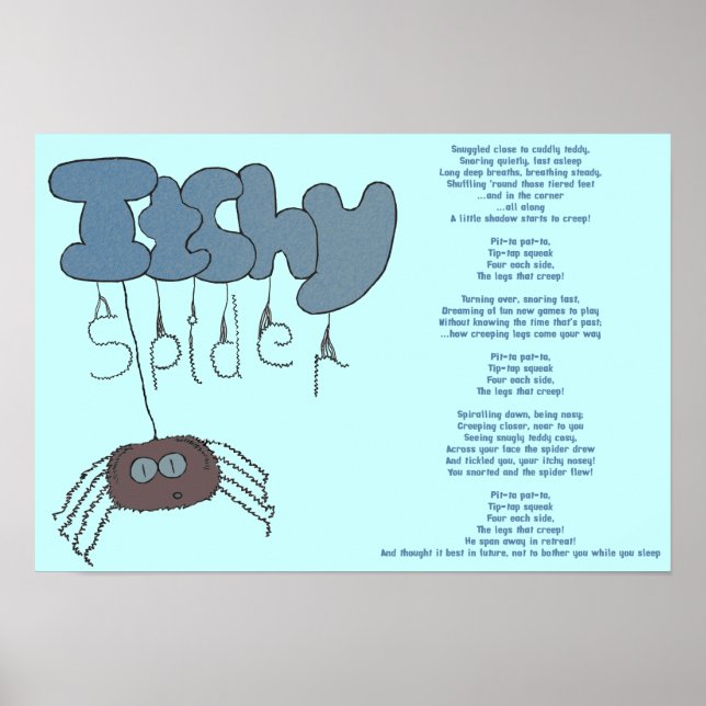 Itchy spider poster (Front)