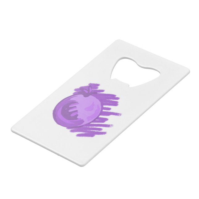 ITD Blurberries and Cream Wallet Bottle Opener (Front Angled)