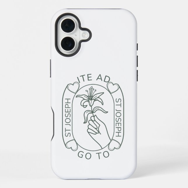 Ite Ad Joseph iPhone Case (Back)