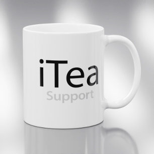 iTea support - A dad pun for tea drinkers - funny Coffee Mug
