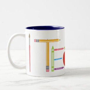 iTeach Two-Tone Coffee Mug
