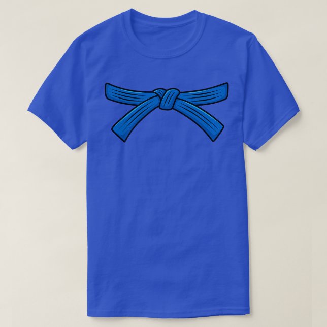 ITF TaekwonDo costume blue belt 4th gup test T-Shirt (Design Front)