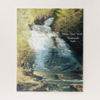 ITHACA NEW YORK BUTTERMILK FALLS JIGSAW PUZZLE