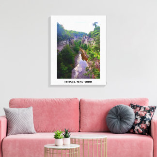 ITHACA NEW YORK GORGE  CANVAS PRINT