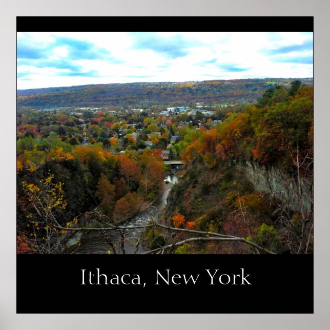 ITHACA NEW YORK GORGE poster (Front)