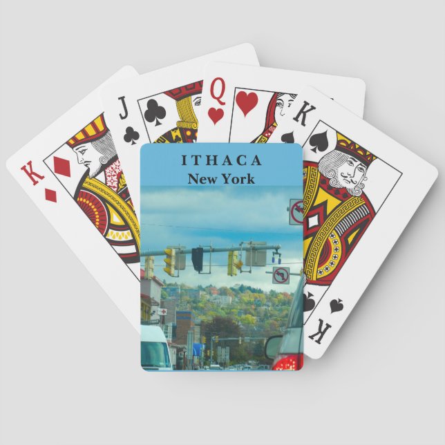 ITHACA NEW YORK  PLAYING CARDS (Back)