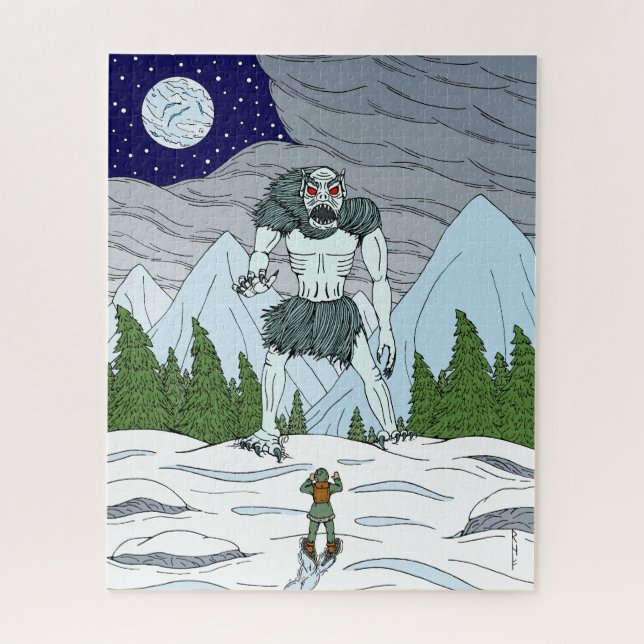 Ithaqua Weird Horror Art Jigsaw Puzzle (Vertical)