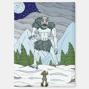 Ithaqua Weird Horror Art Magnet