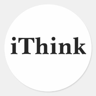 iThink Classic Round Sticker