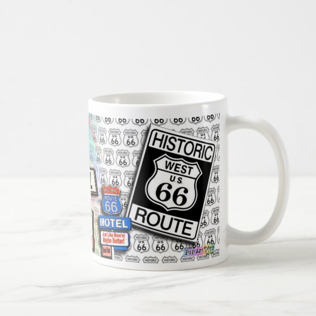 ITINÉRAIRE 66 - Les tasses et les tasses de route (Droite)