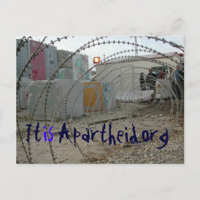 itisapartheid.org Post card (Front)