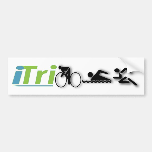 iTri bumper sticker (Front)