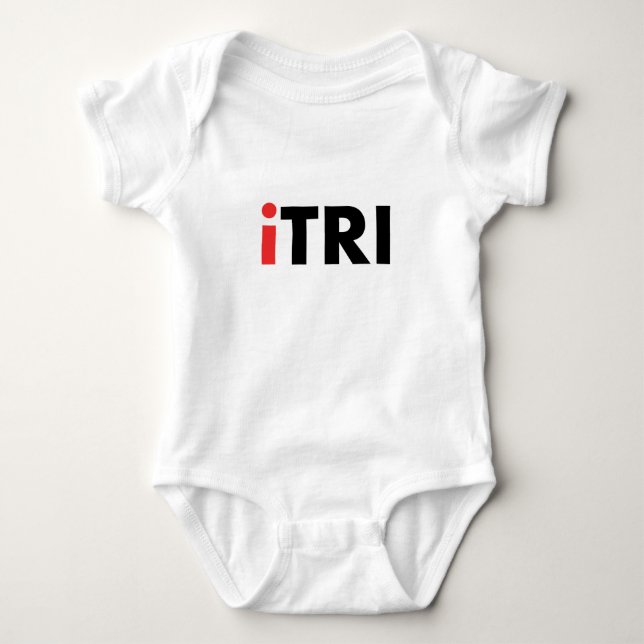 iTri Triathlon Baby Bodysuit (Front)