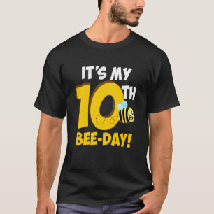 It's 10th Bee Day Honey Beekeeper Apiary Beekeepin T-Shirt