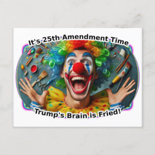It's 25th Amendment Time Postcard