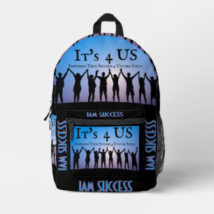 IT'S 4 US PRINTED BACKPACK