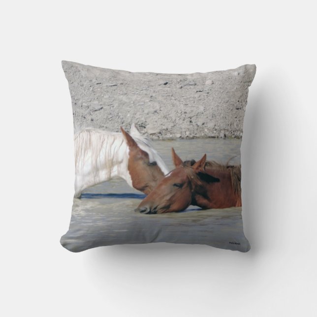 It's 5 O'Clock Somewhere Throw Pillow (Front)