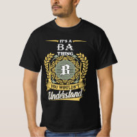 It's A Ba Thing You Couldn't Understand