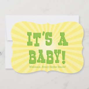 It's A Baby Announcement