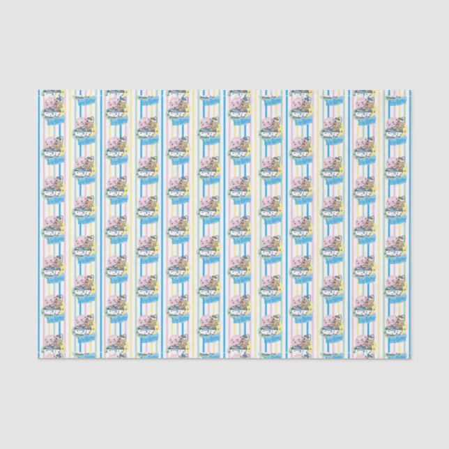 It's a Baby Boy Shower Tissue Paper (Front)
