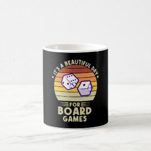 It's A Beautiful Day For Board Games funny gamer Coffee Mug
