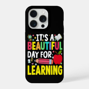 IT'S A BEAUTIFUL DAY FOR D LEARNI 100 Days School iPhone 15 Pro Case