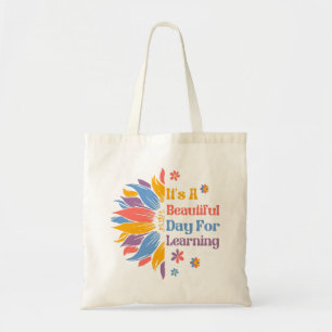 It's A Beautiful Day For Learning Tote Bag
