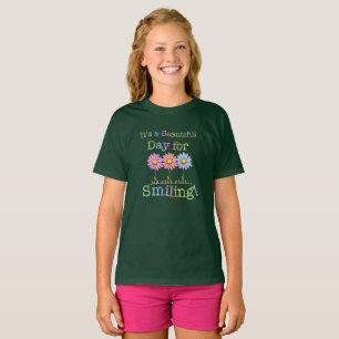 Its a Beautiful Day for Smiling Graphic - Girls' B T-Shirt