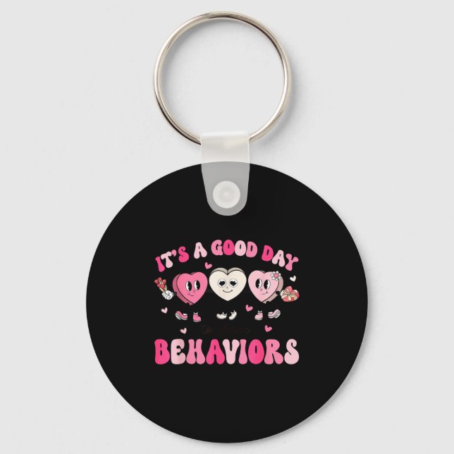 It's A Beautiful Day To Shape Behaviors Yst Valent Keychain (Front)