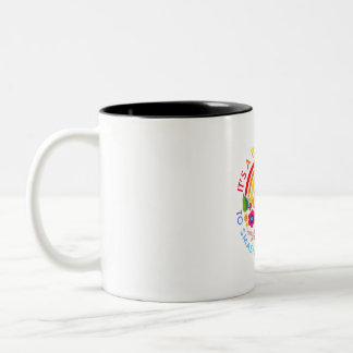 Its A Beautiful Day To Smash The Patriarchy Femini Two-Tone Coffee Mug
