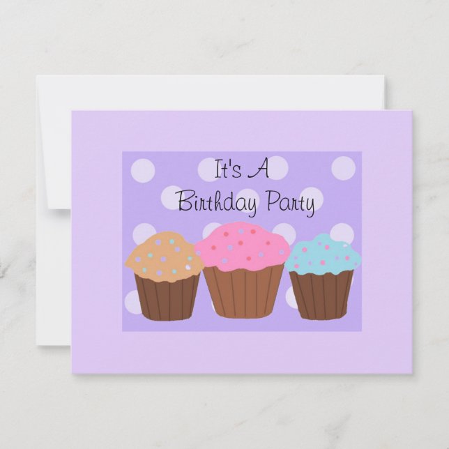 It's A Birthday Party Invitation (Front)