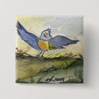 It's a Blue Bird Day 2 Inch Square Button