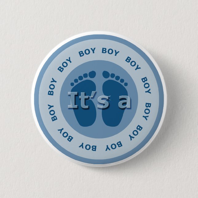 its a boy 2 inch round button (Front)