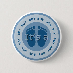 its a boy 2 inch round button