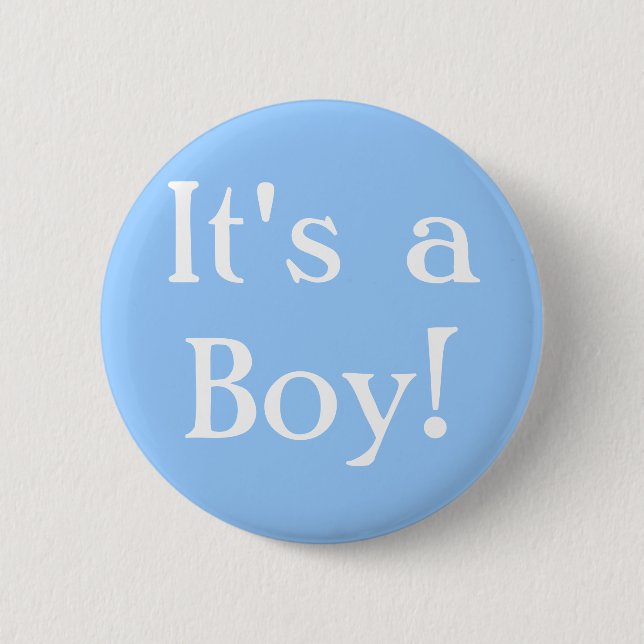 It's a Boy! 2 Inch Round Button (Front)