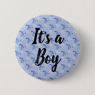 It's a Boy 2 Inch Round Button
