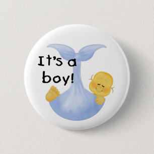It's a Boy 2 Inch Round Button