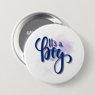 Its a boy  3 inch round button