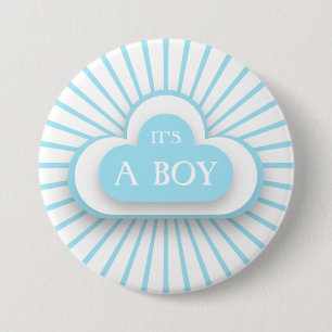 It's a Boy 3 Inch Round Button