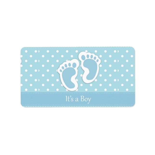 It's A Boy Address Label (Front)