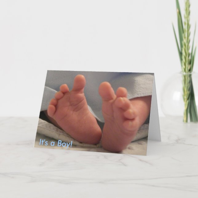 It's a Boy! Announcement (Front)