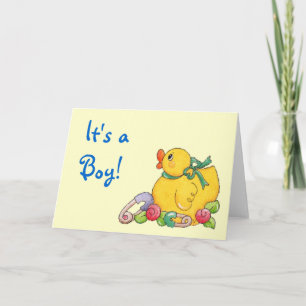 It's a, Boy! Announcement